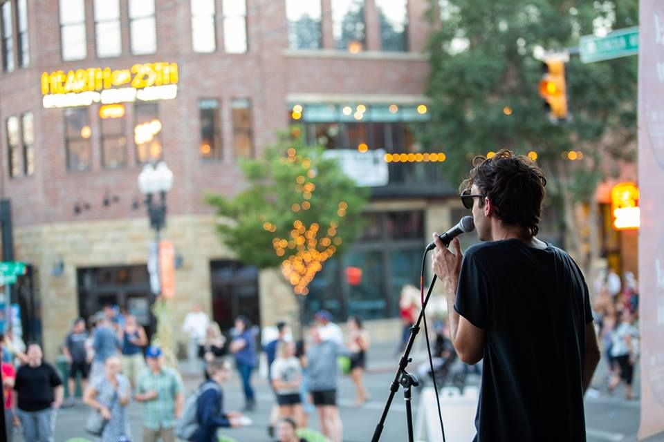Man performing in Ogden